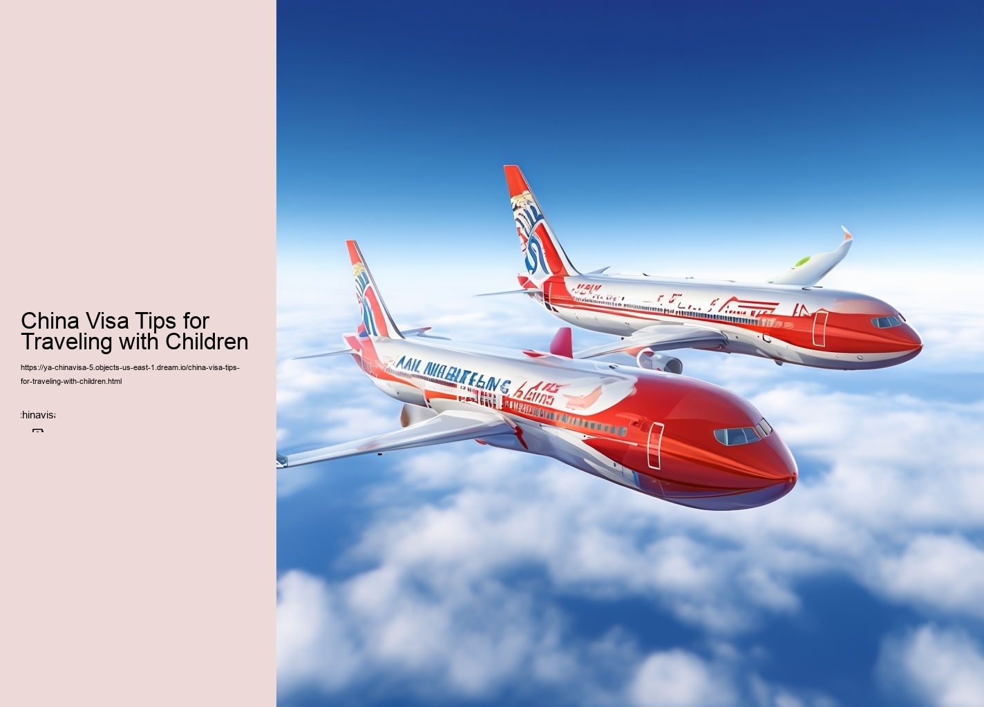 China Visa Tips for Traveling with Children